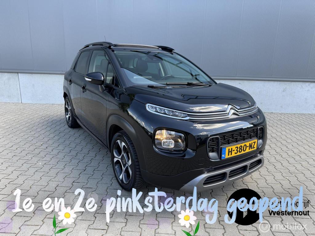 Citroen C3 Aircross 1.2 PureTech S&S Shine|PANO|NIEUWE APK|A, 840 kg, Gebruikt, Euro 6, Zwart