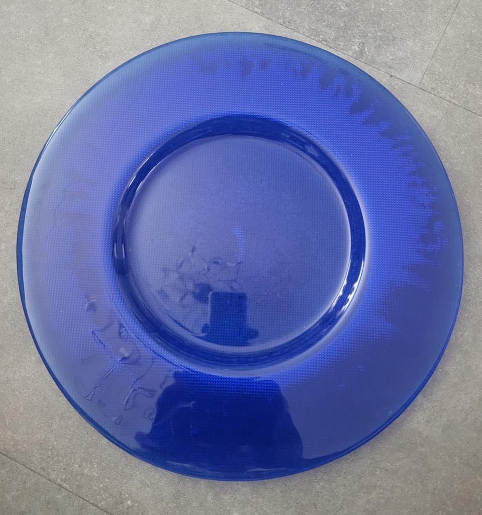 Te koop 6 mooie blauwe borden/schalen, Ophalen of Verzenden, Zo goed als nieuw, Rond