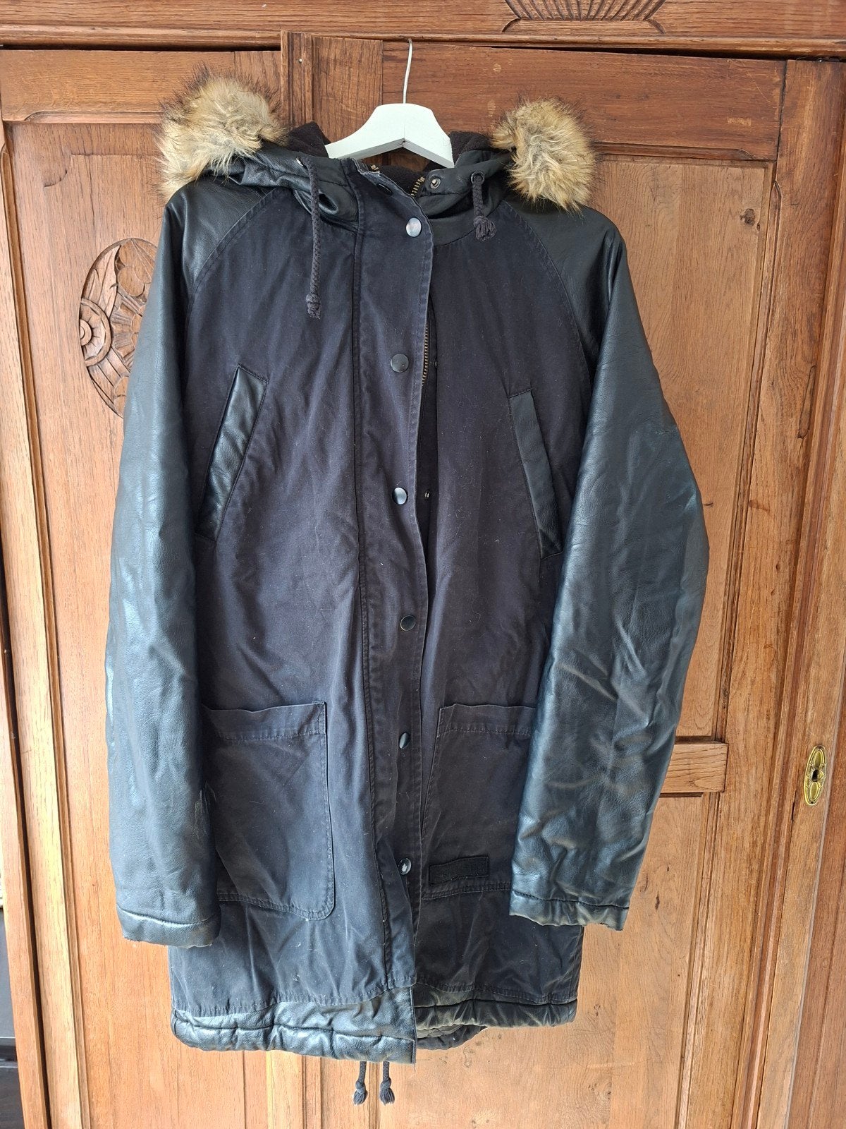 Bangastic winterjas maat L, Maat 52/54 (L), Zwart, Bangastic, Ophalen of Verzenden