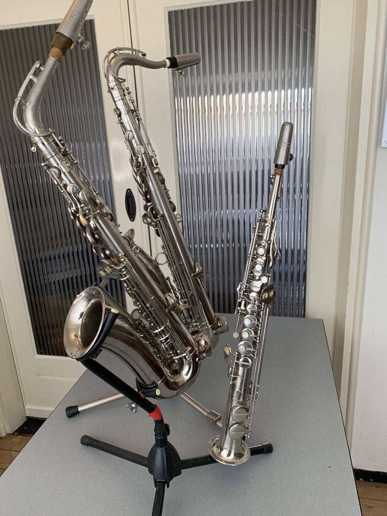 Sopraan-Alt-Tenor saxofoon in één koop!!vaste prijs € 990,-, Muziek en Instrumenten, Blaasinstrumenten | Saxofoons, Ophalen, Gebruikt