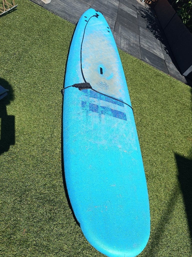 9 feet longboard Indio softtop perfect voor Nederland, Watersport en Boten, Golfsurfen, Ophalen, Gebruikt, Longboard, Met koord