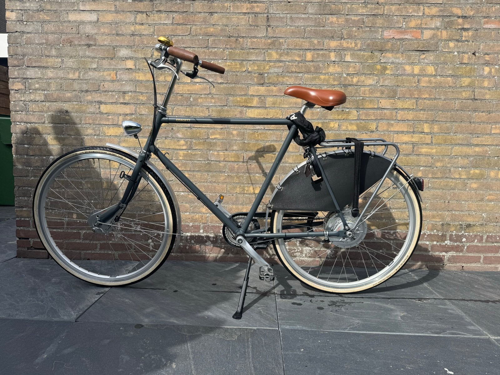 Roetz amsterdamse handgemaakte electrische retro herenfiets, Ophalen, Gebruikt, Overige merken