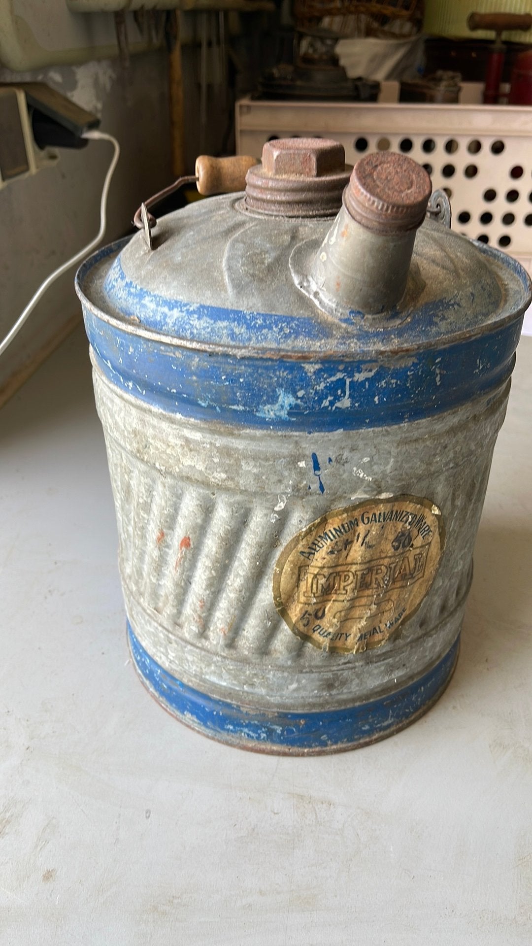 Imperial metalen vat, Ophalen of Verzenden