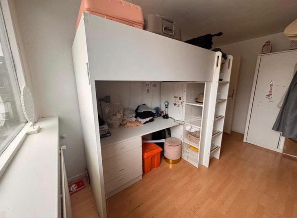 Hooglaag bed ikea, Huis en Inrichting, Ophalen, Eenpersoons, 140 cm, Zo goed als nieuw