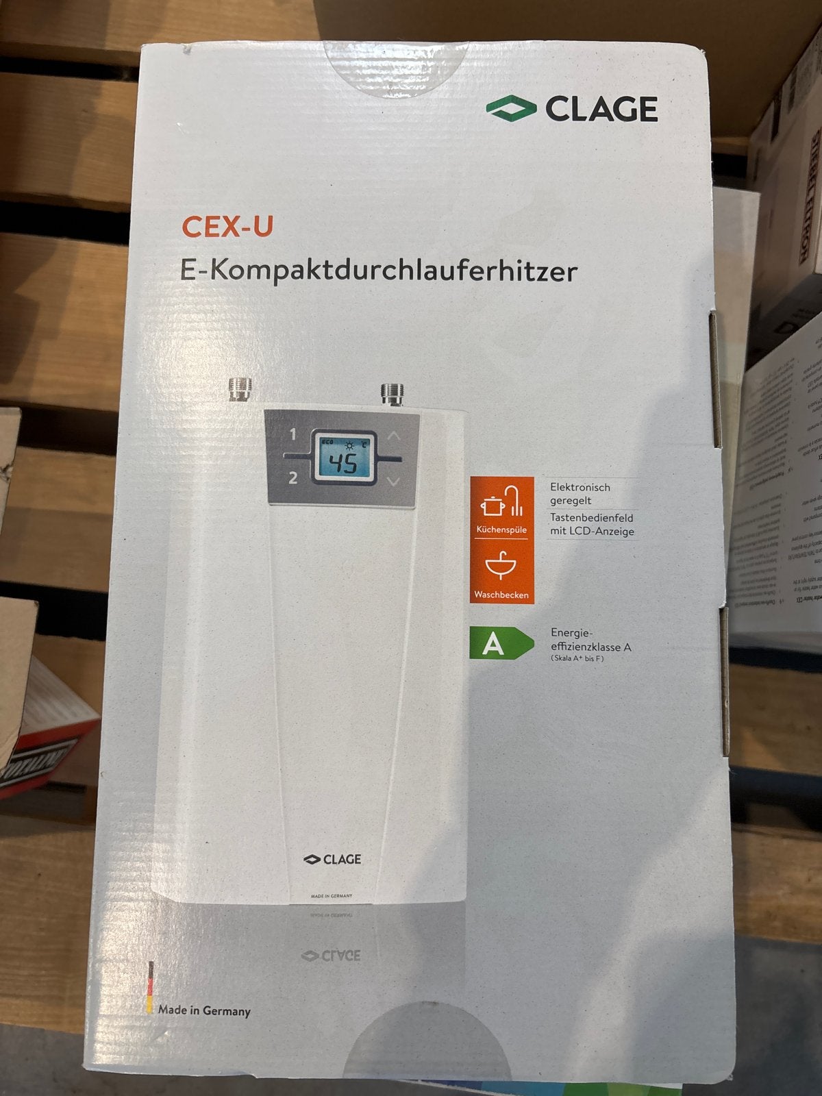 CLAGE CEX-U E-Kompaktdoorstroomverwarmer, Ophalen of Verzenden, Nieuw