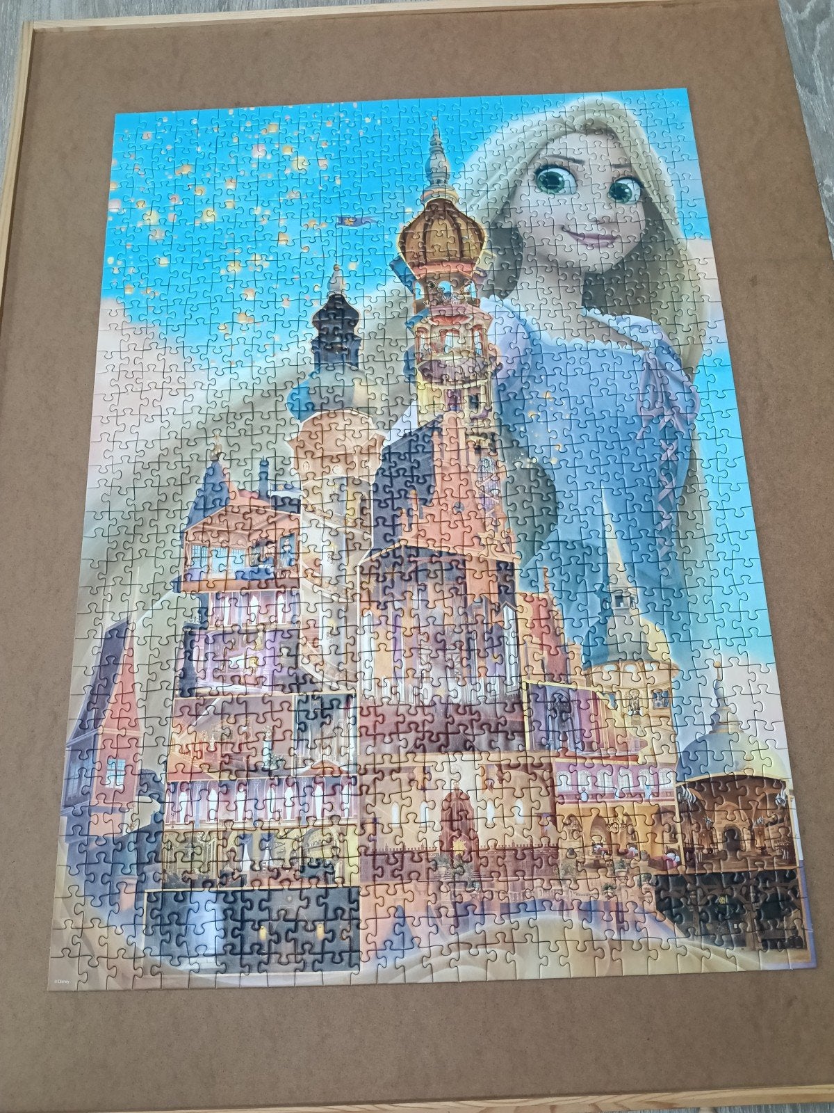 Disney castel collection - Rapunzel, Ophalen of Verzenden, 500 t/m 1500 stukjes, Zo goed als nieuw, Legpuzzel