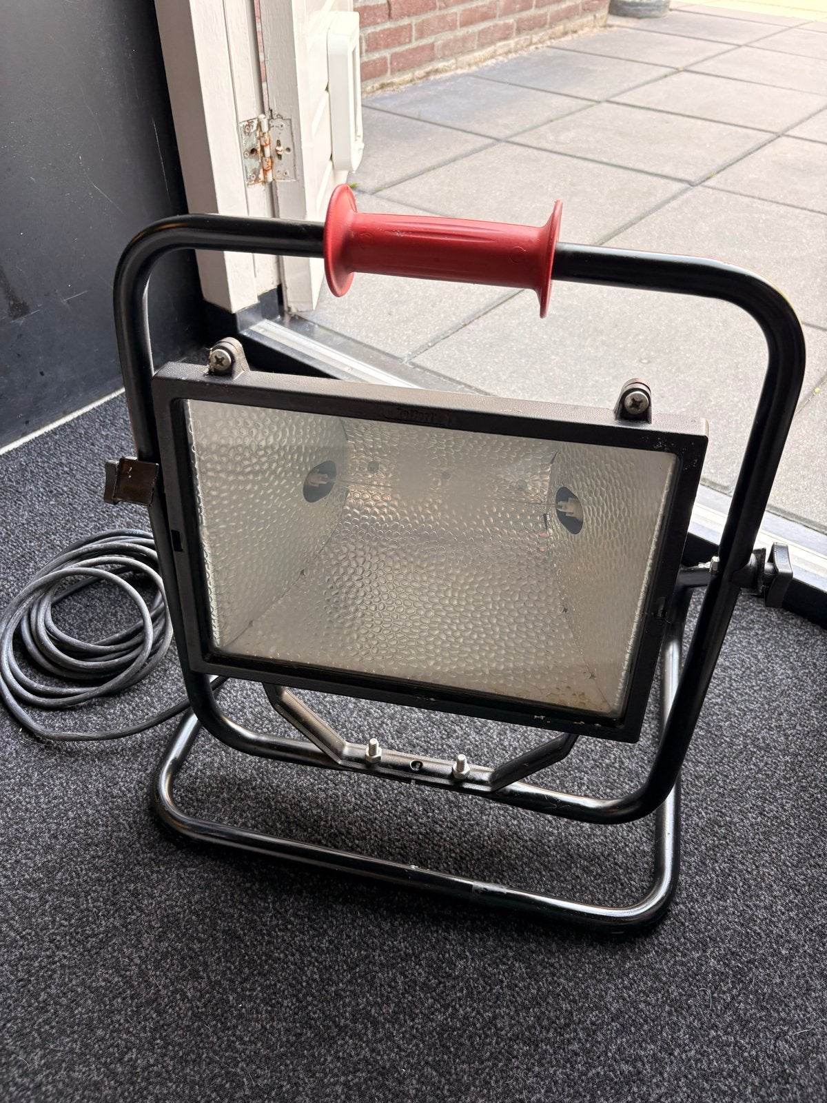 Kelfort bouwlamp, Ophalen, Zo goed als nieuw, 200 tot 500 watt, Lamp met armatuur