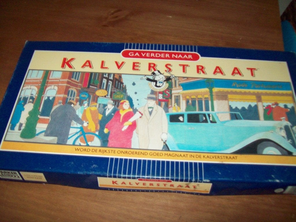 Bordspel: kalverstraat (compleet), Ophalen, Gebruikt