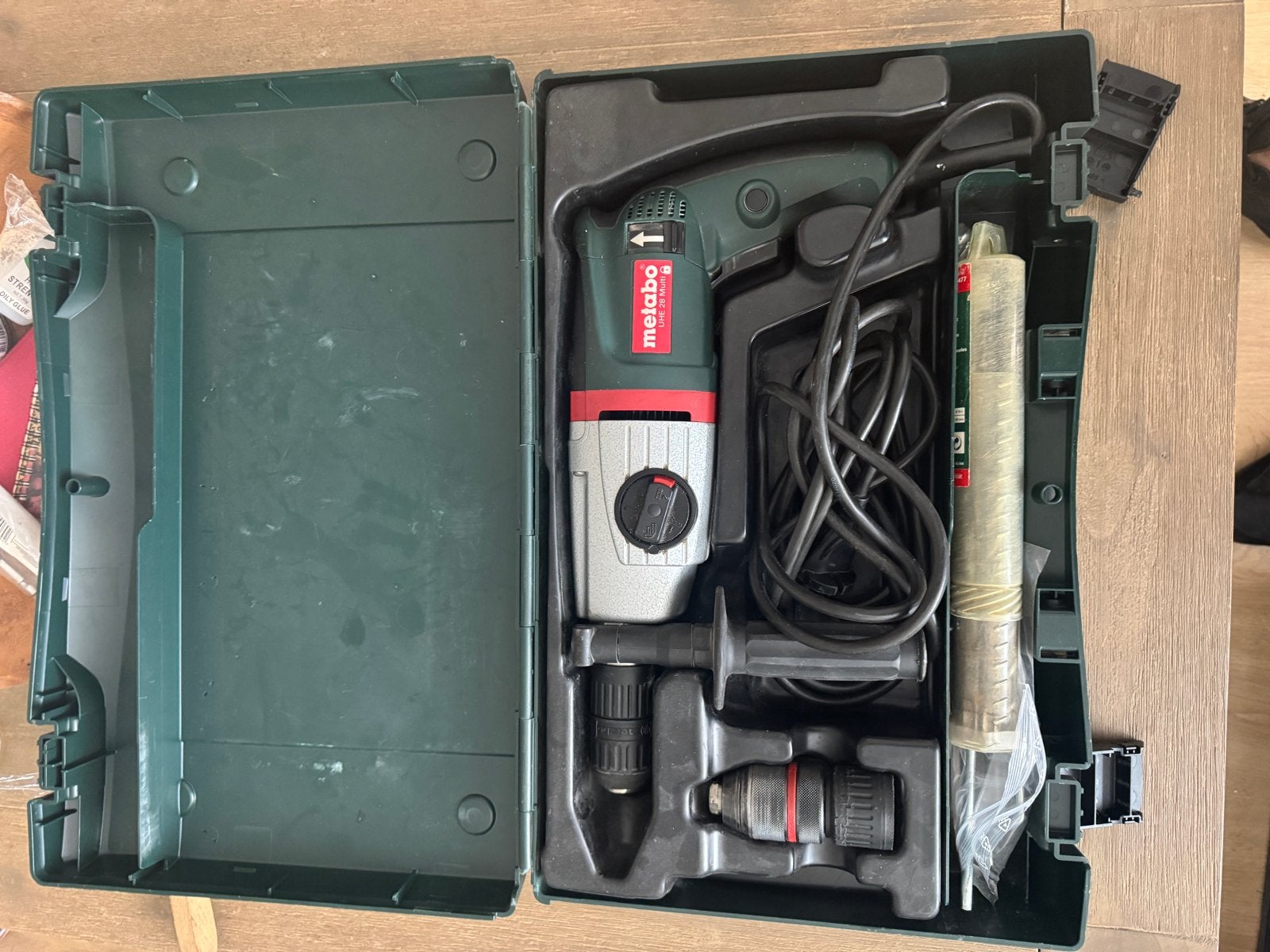 Metabo UHE 28 Multi Boorhamer - Krachtig en Veelzijdig, Boor- en/of Breekhamer, Ophalen of Verzenden, Klopboormechanisme, Gebruikt