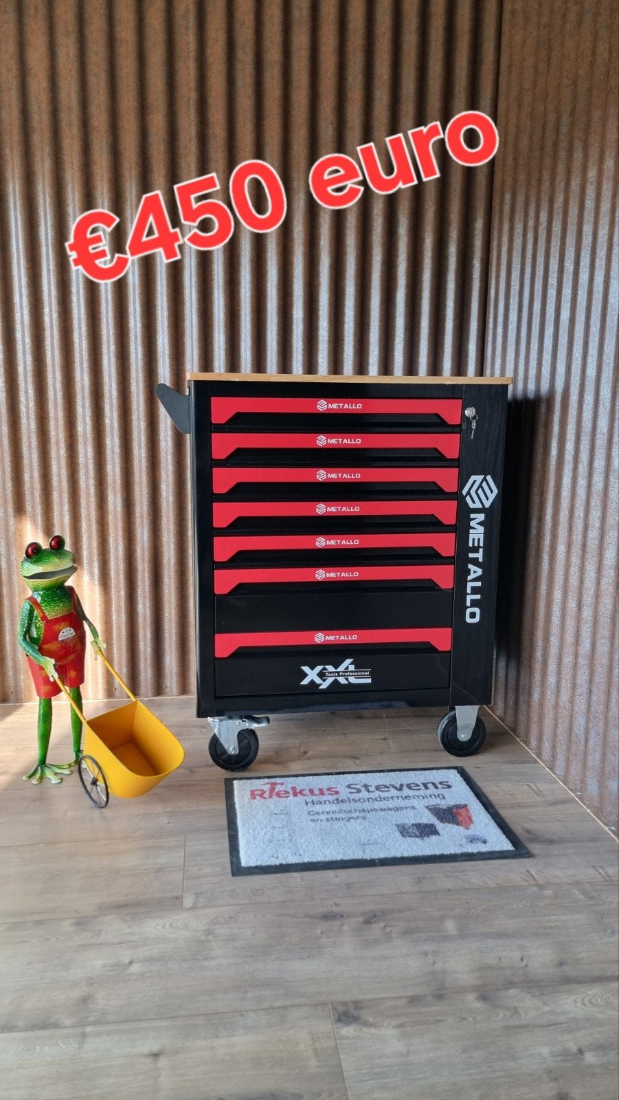 metallo gereedschapwagen 7 laden waarvan 6 laden vol, Ophalen of Verzenden, Nieuw