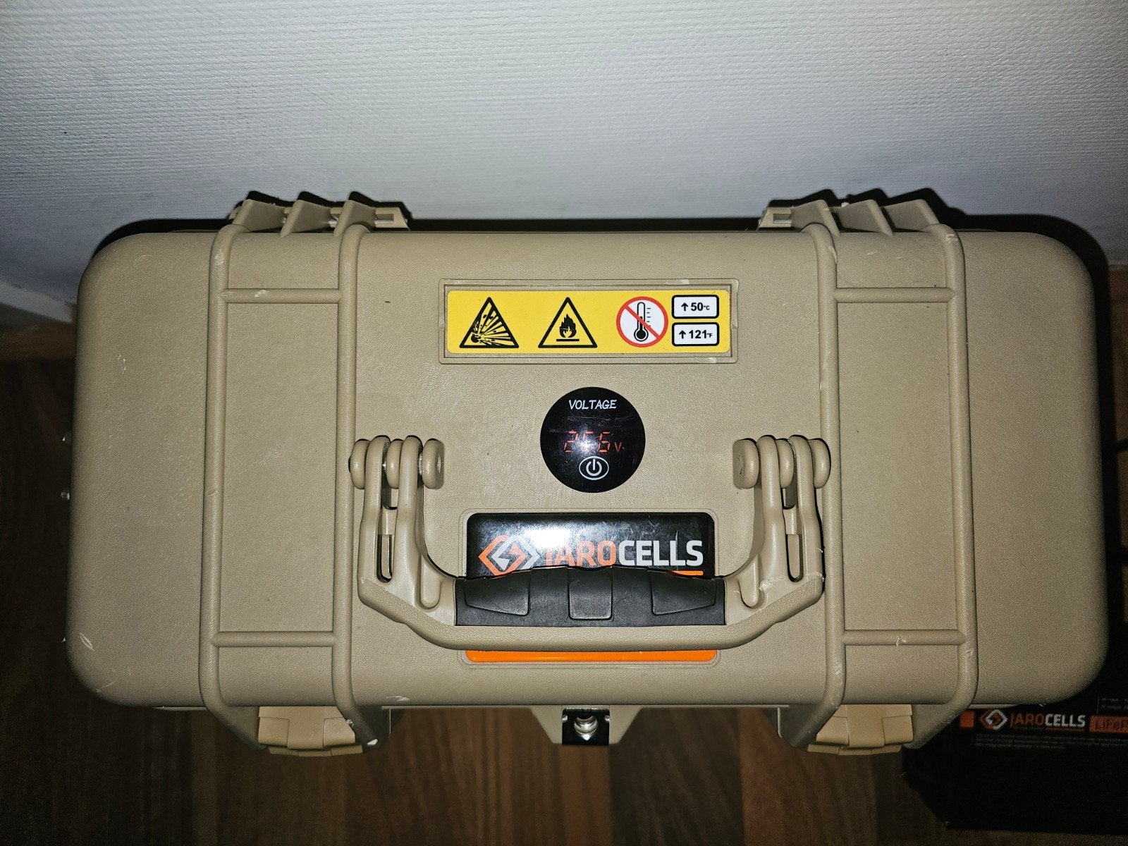 Jarocells 60ah lifepo4 + Snel Lader - JARO-BTP60.24 Portable, Watersport en Boten, Ophalen, Zo goed als nieuw, Complete set