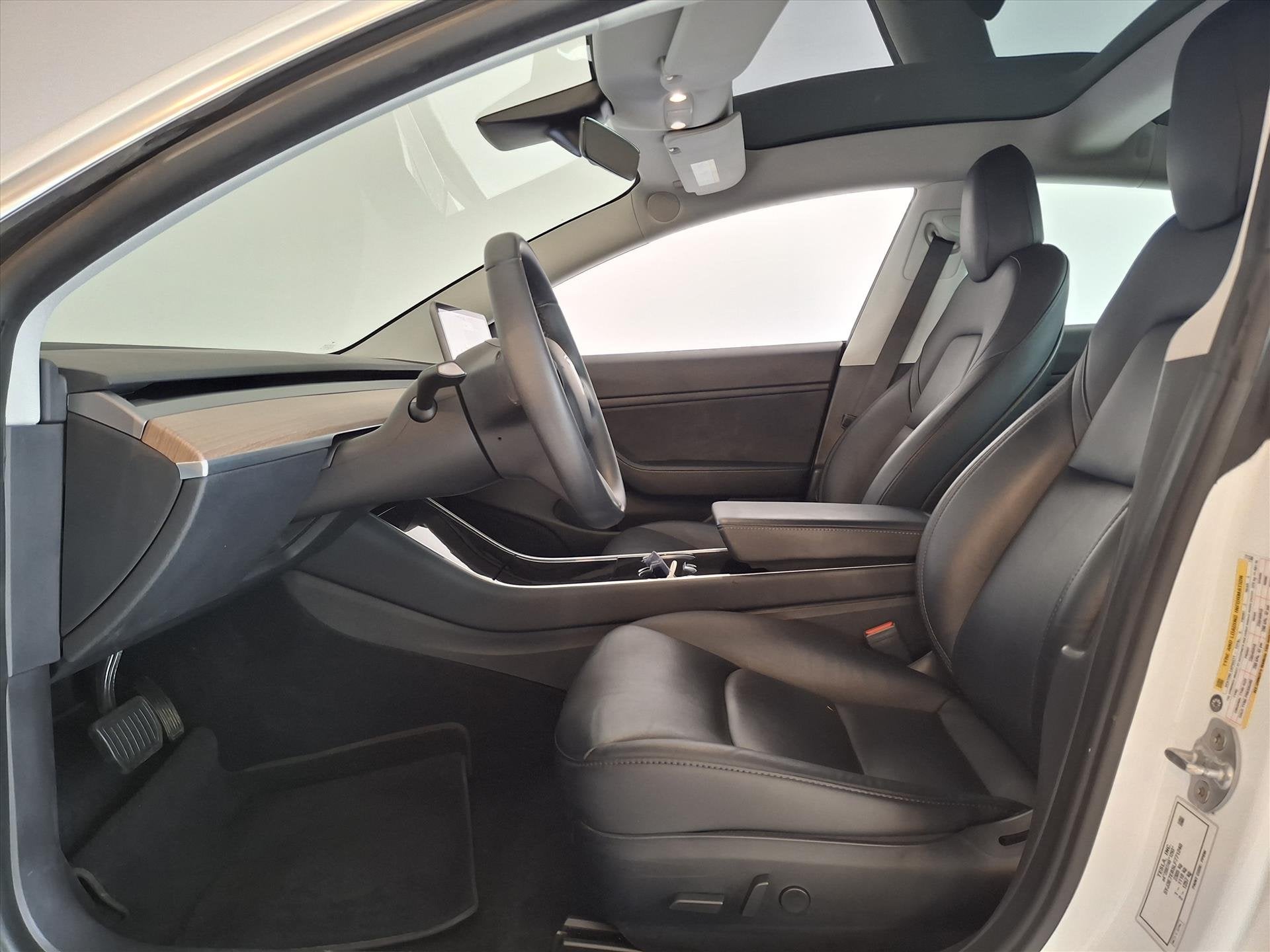 Tesla Model 3 Long Range AWD 75 kWh, Auto's, Automaat, Zwart, Adaptive Cruise Control, Wit