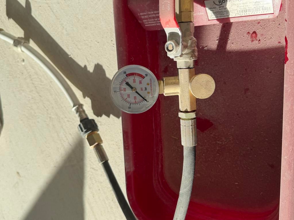 Rothenberger 61130 Druktestpomp - Handig en Betrouwbaar, Ophalen of Verzenden, Zo goed als nieuw