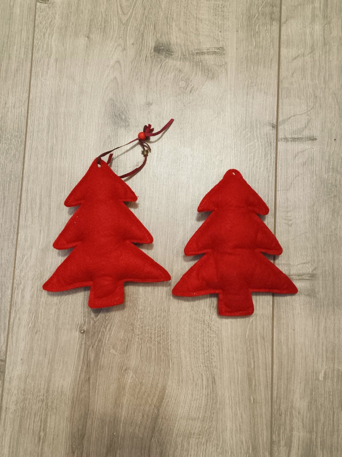 2 Vilten kerstbomen, Ophalen of Verzenden, Zo goed als nieuw