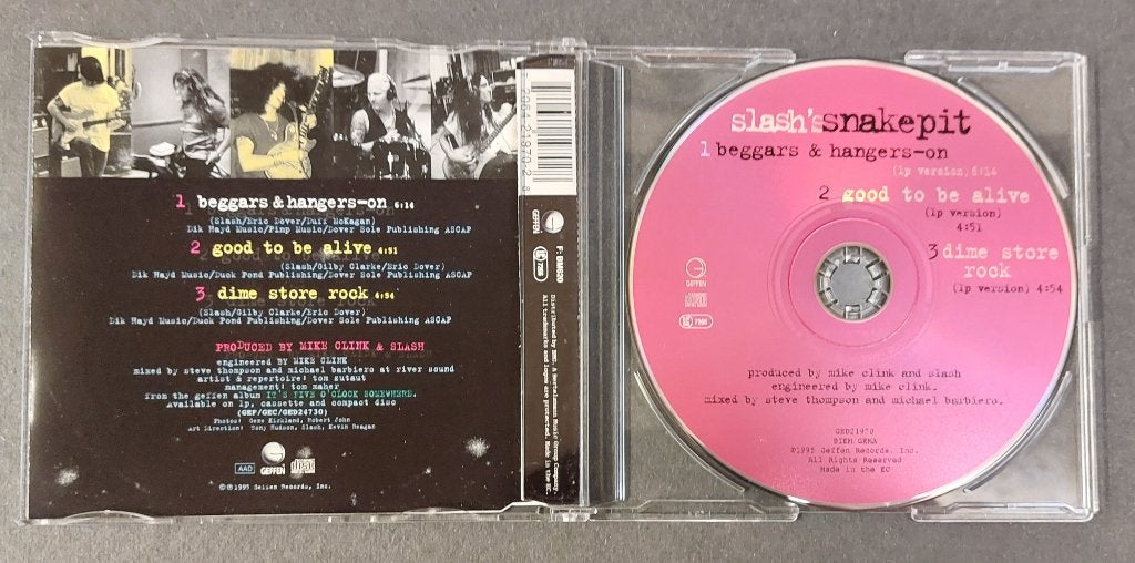 Slash Guns n' Roses CD-SINGLE NIEUW Origineel 1995, Verzenden, Nieuw in verpakking, Rock en Metal, Eerste persing