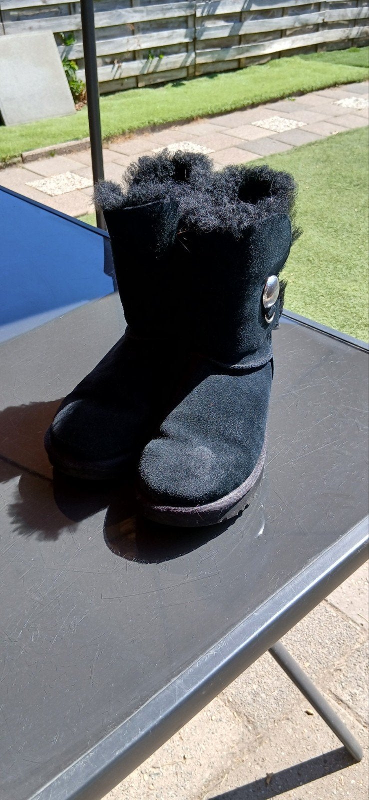 Zwarte UGG laarzen maat 37, UGG, Zwart, Lage of Enkellaarzen, Ophalen of Verzenden