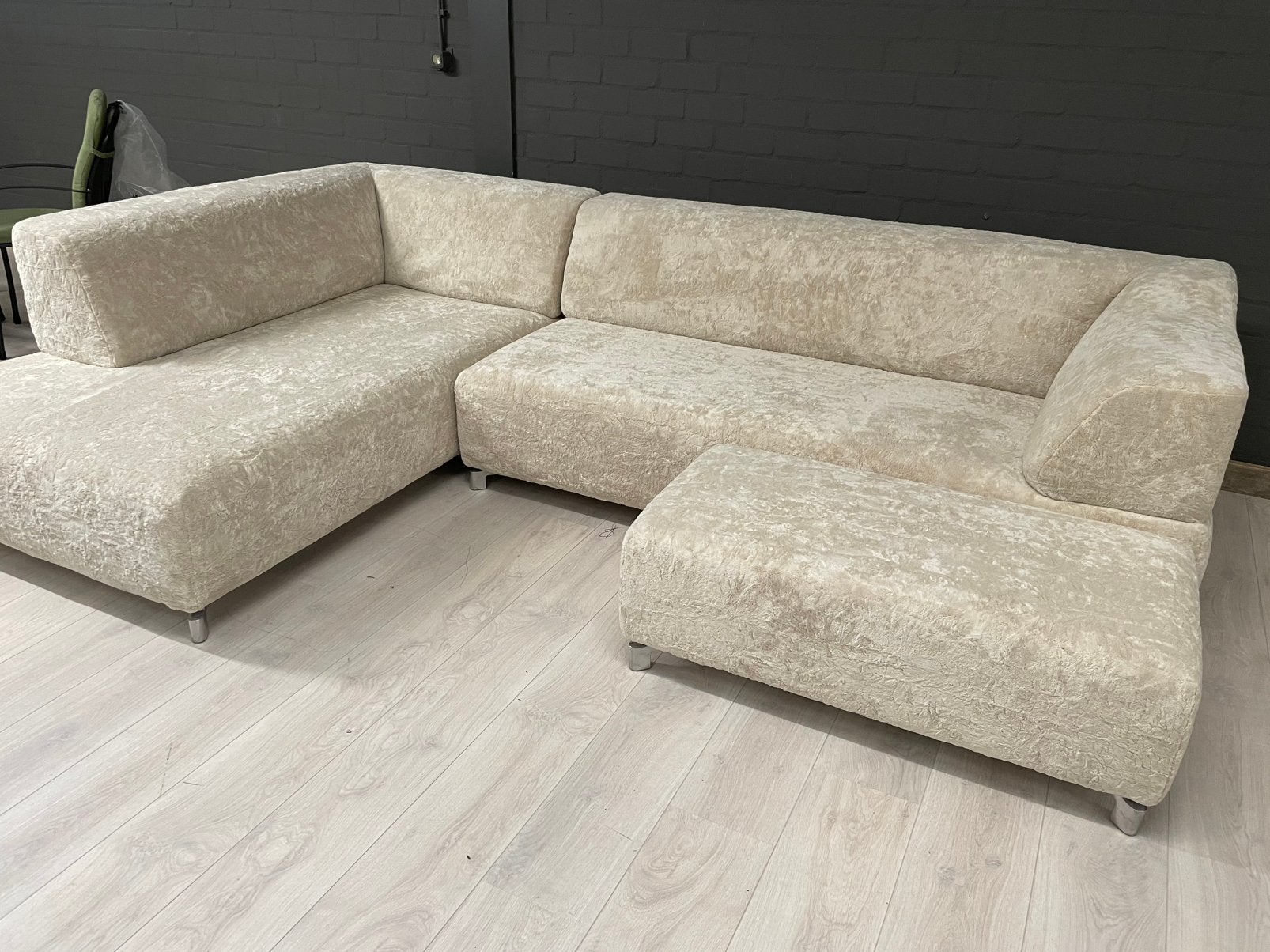 Leolux faya lobi hoekbank + hocker Nieuw, Ophalen, Nieuw, Stof, Moderen