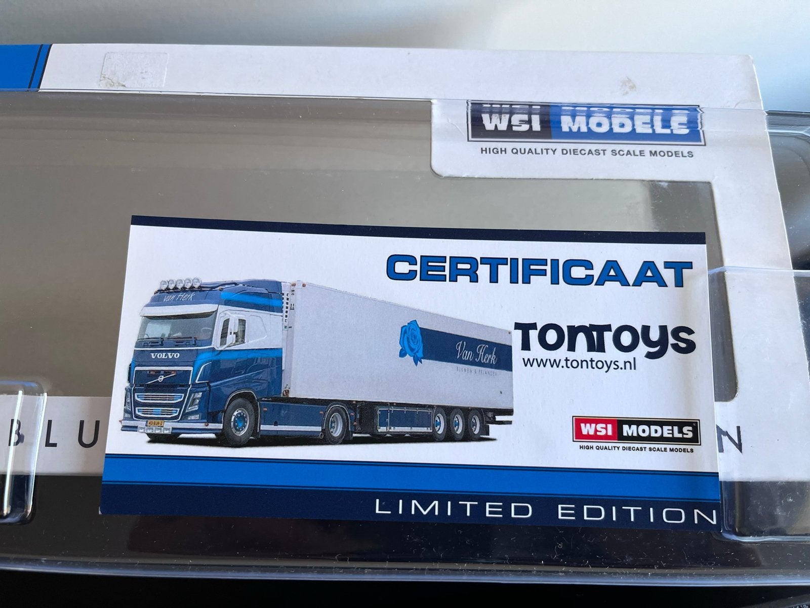 WSI Models Volvo FH4 Van Herk Bloemen & Planten 1:50, Ophalen of Verzenden, Nieuw, Bus of Vrachtwagen, Wsi