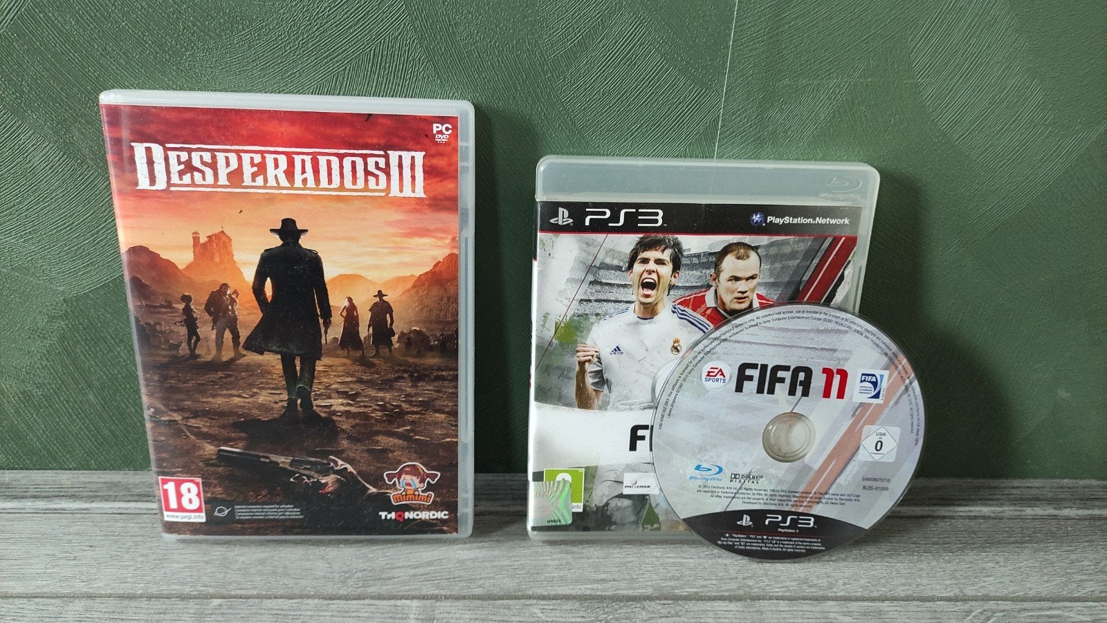 Fifa 11 ps3 en gratis desperados 3 pc game, Ophalen of Verzenden, Zo goed als nieuw, Sport, 3 spelers of meer