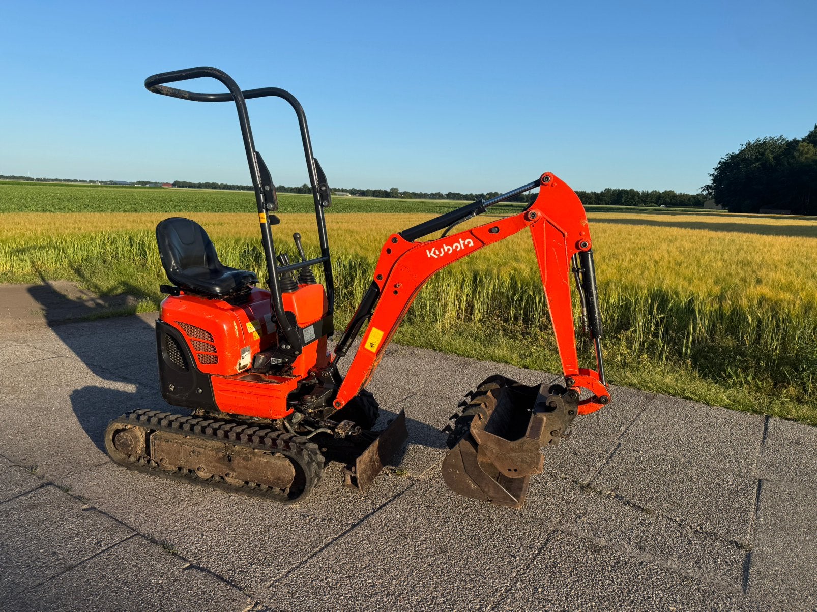 Kubota U10-3 BJ 2018 minigraver minikraan 3 bakken cw00, Ophalen, Graafmachine