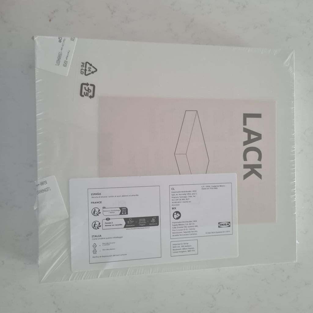 Nieuwe IKEA LACK wandplank, wit, 30x26 cm, Ophalen of Verzenden, Nieuw