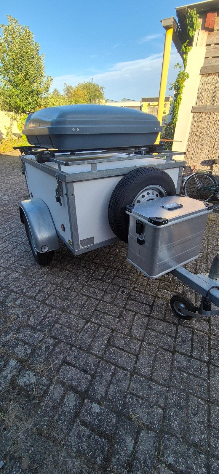 HOKA Aanhangwagen met dakkoffer en disselbak, Auto diversen, Aanhangers en Bagagewagens, Ophalen, Gebruikt