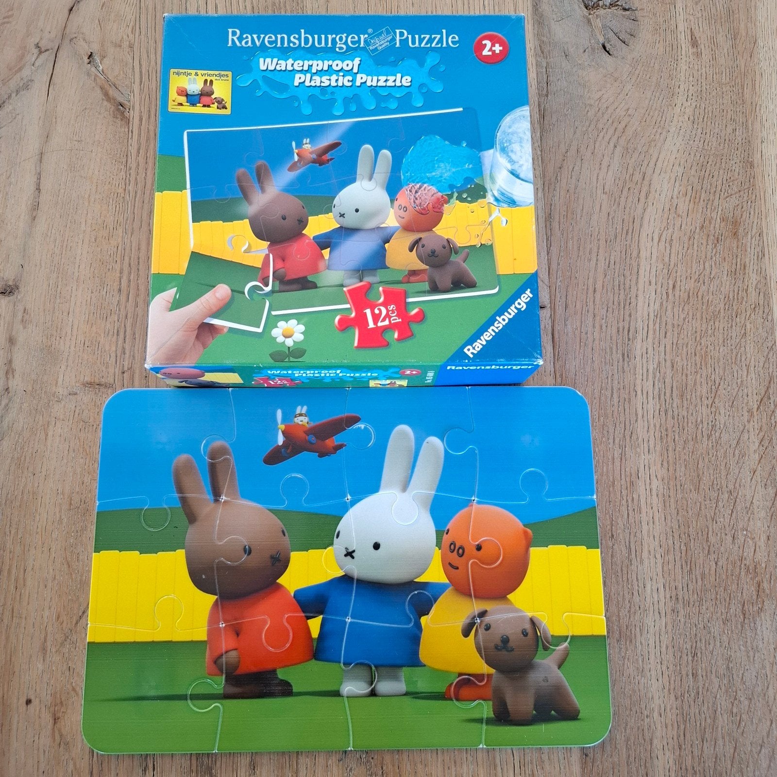 Ravensburger puzzel waterproof nijntje, Ophalen of Verzenden, 10 tot 50 stukjes, Zo goed als nieuw, 2 tot 4 jaar
