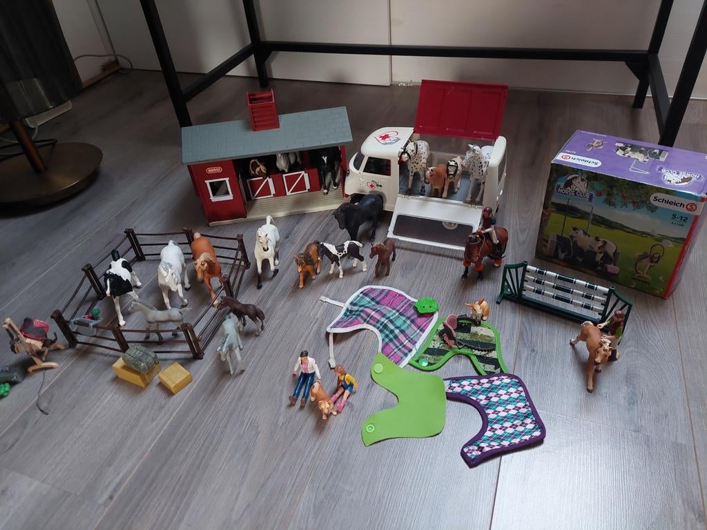 Complete schleish paarden set, Kinderen en Baby's, Speelgoed | Overig, Ophalen of Verzenden, Jongen of Meisje