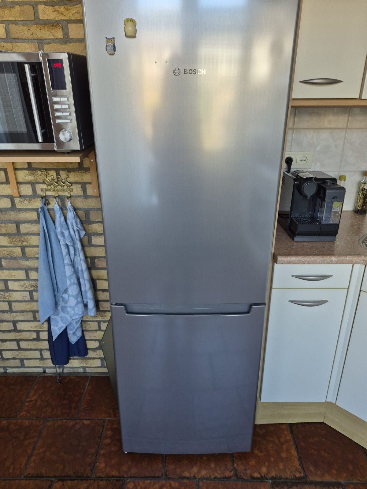 Bosch Koel-vriescombinatie - Zo goed als nieuw, Ophalen, 150 tot 200 liter, Met aparte vriezer, 160 cm of meer