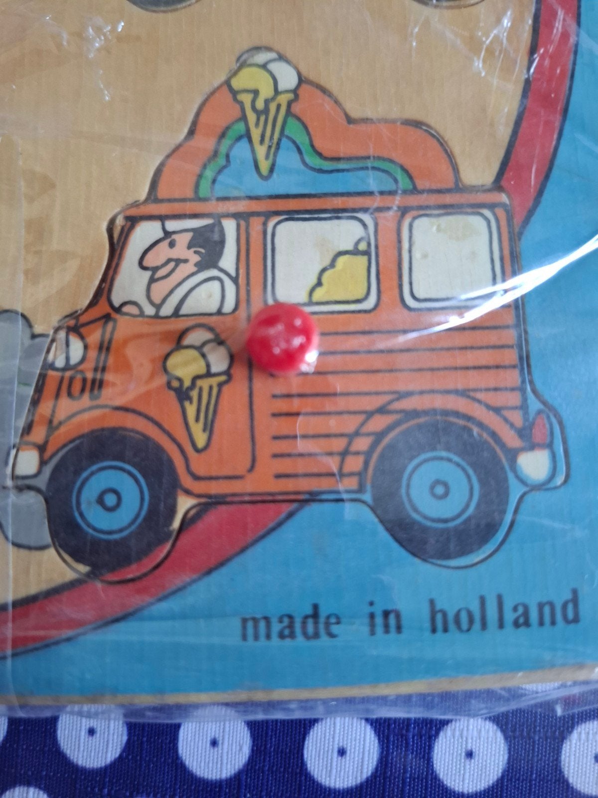 Citroën HY (Foodtruck, IJS).Houten Simplex puzzeltje. € 6,--, Ophalen of Verzenden, Zo goed als nieuw