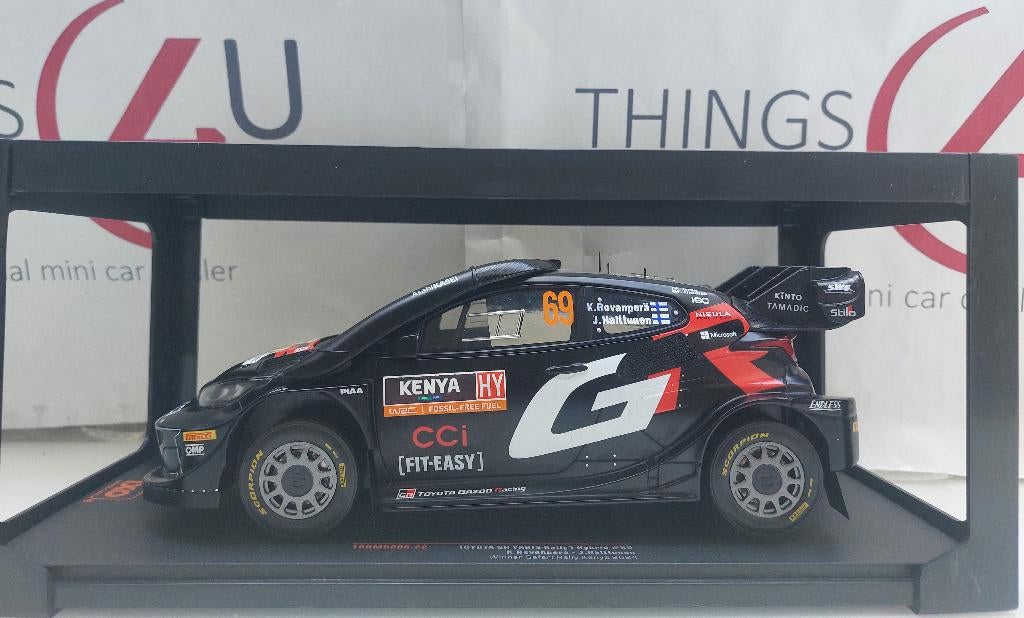 Ixo 1:18 Toyota Yaris Rally 1 No.69, WRC, Safari Rally Kenia, Hobby en Vrije tijd, Modelauto's | 1:18, Ophalen of Verzenden, Nieuw