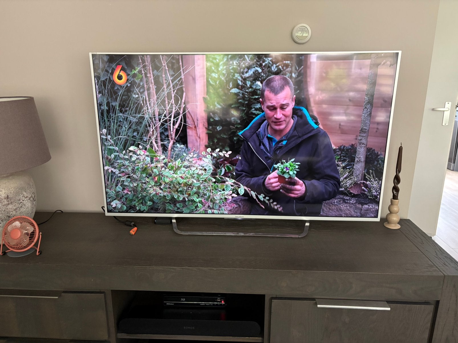 Sony 55 inch 4k smart tv, Ophalen, Zo goed als nieuw, 100 Hz, 4k (UHD)