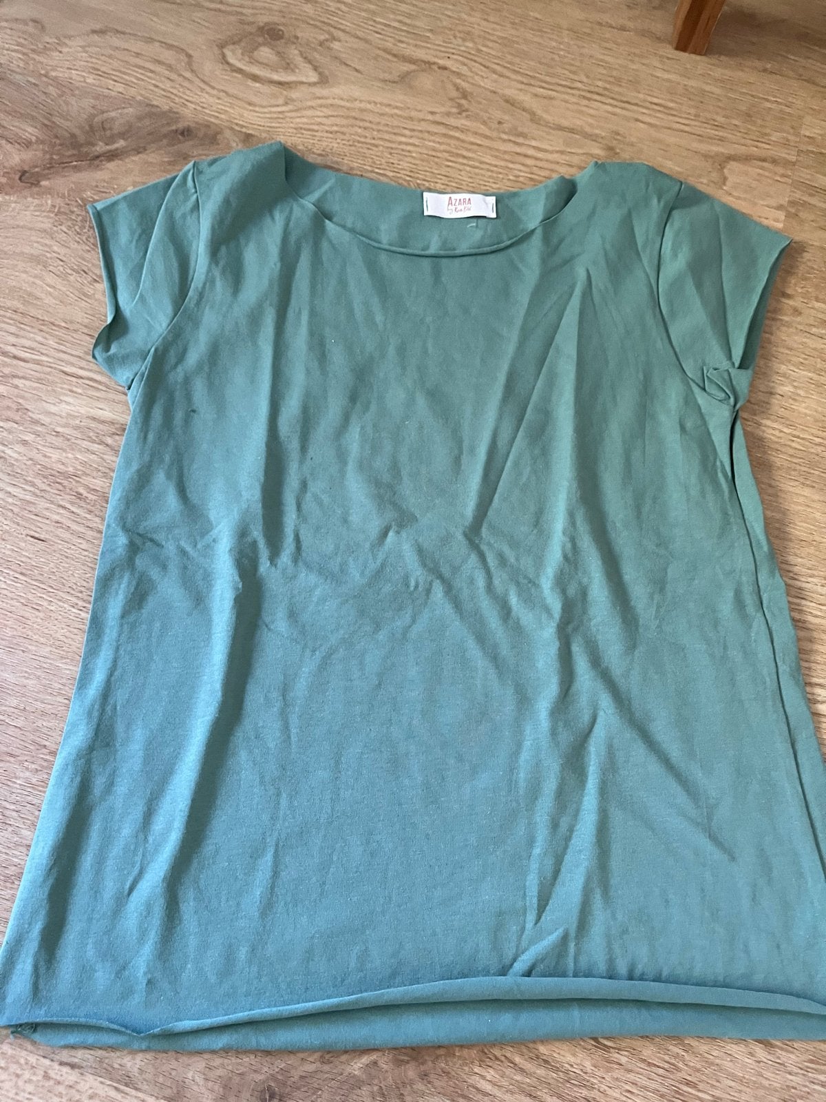 Azara by Rose Blos T-shirt - Groen, Kleding | Dames, Ophalen of Verzenden, Zo goed als nieuw, Korte mouw, Maat 36 (S)