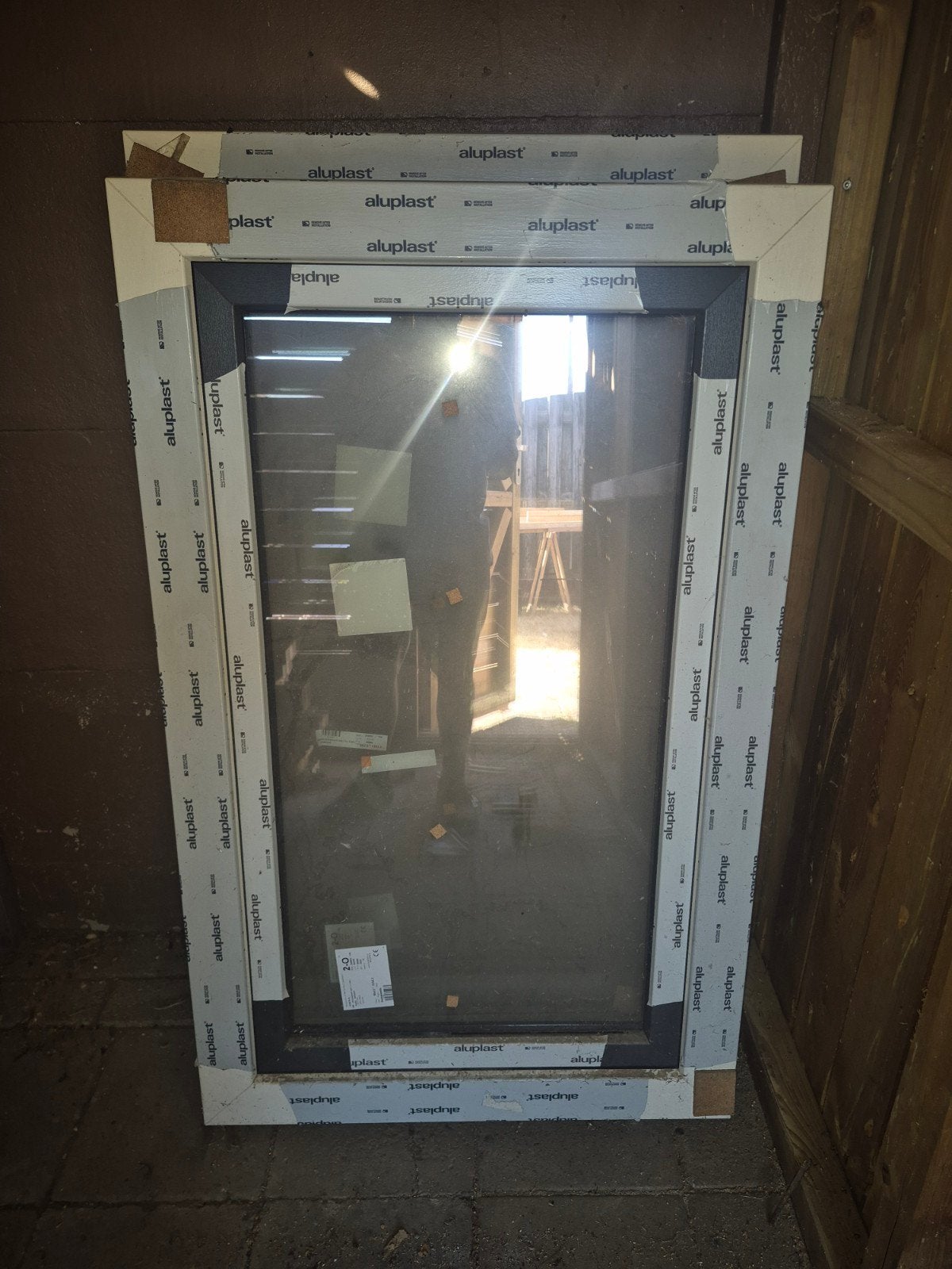 3 nieuwe Aluplast kunststof kozijnen, Ophalen, Gevelraam of Ruit, 80 tot 120 cm, 120 tot 160 cm