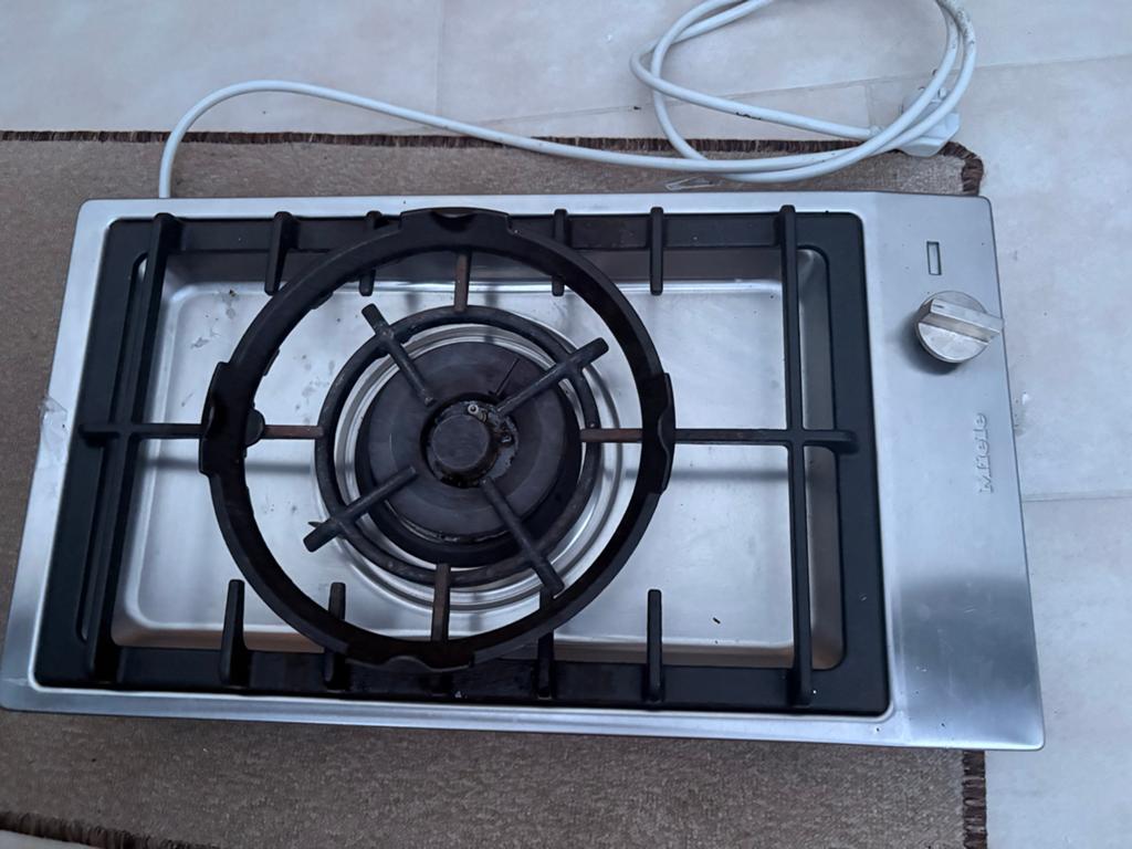 Miele CS 1011 G/R01 Gas Kookplaat - Zo goed als nieuw, 3 kookzones of minder, Ophalen of Verzenden, Zo goed als nieuw, Inbouw