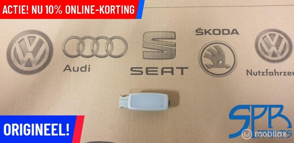 VW GOLF 7 VII LED MAKE UP VERLICHTING Zonneklep 5F0947109C