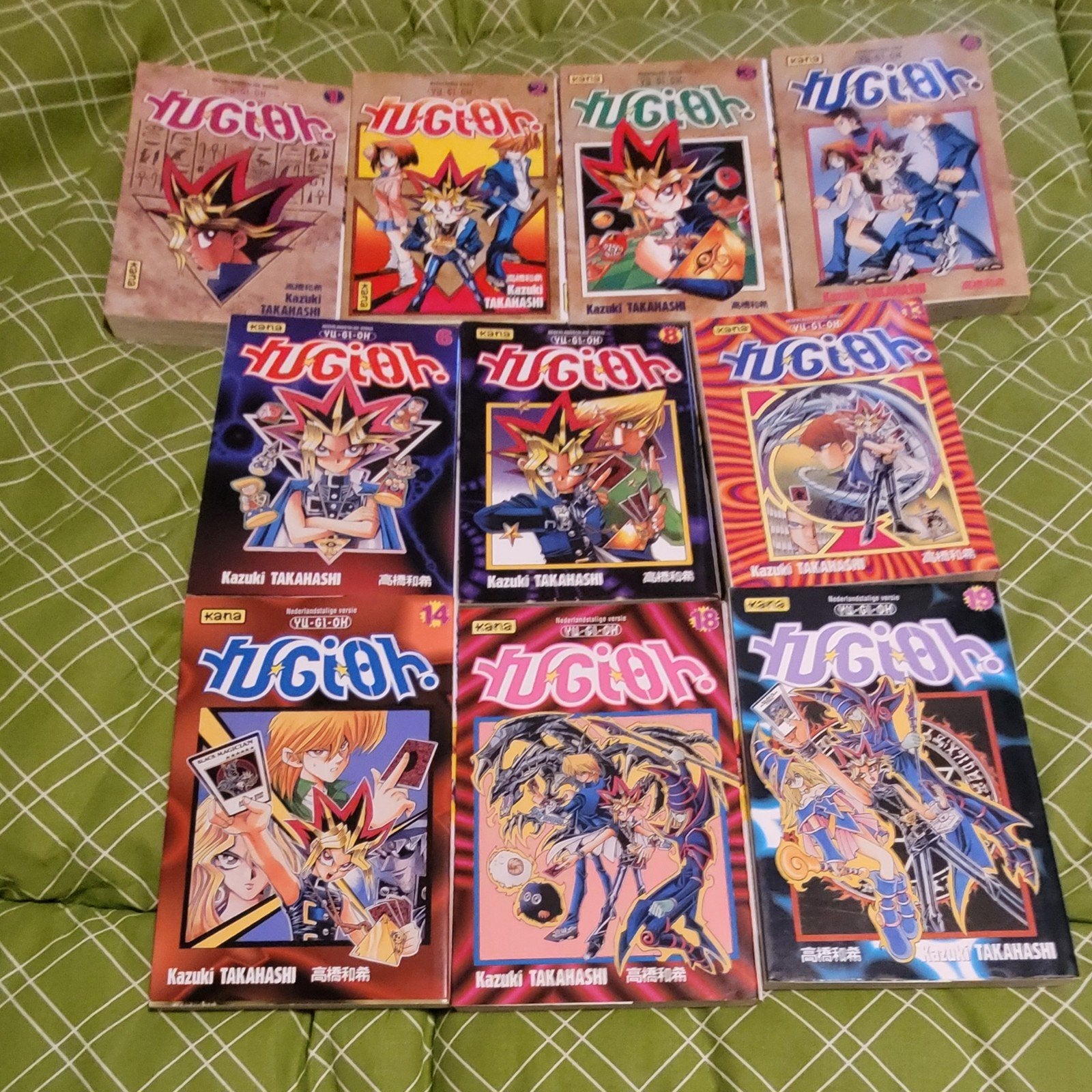 Manga's YU-GI-OH deel 1 tm 4, 6, 8, 13, 14, 18 en 19 NL, Gelezen, Ophalen of Verzenden, Japan (Manga), Kazuki Takahashi