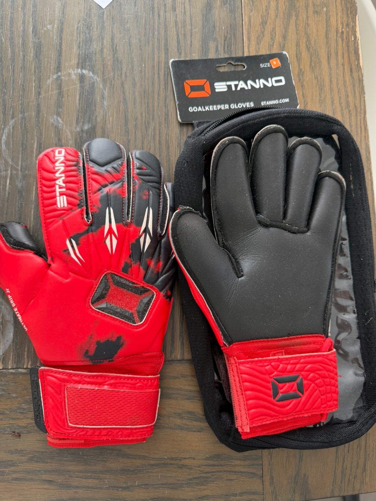 Nieuwe Stanno Keepers handschoenen, Maat XS of kleiner, Ophalen, Zo goed als nieuw, Handschoenen