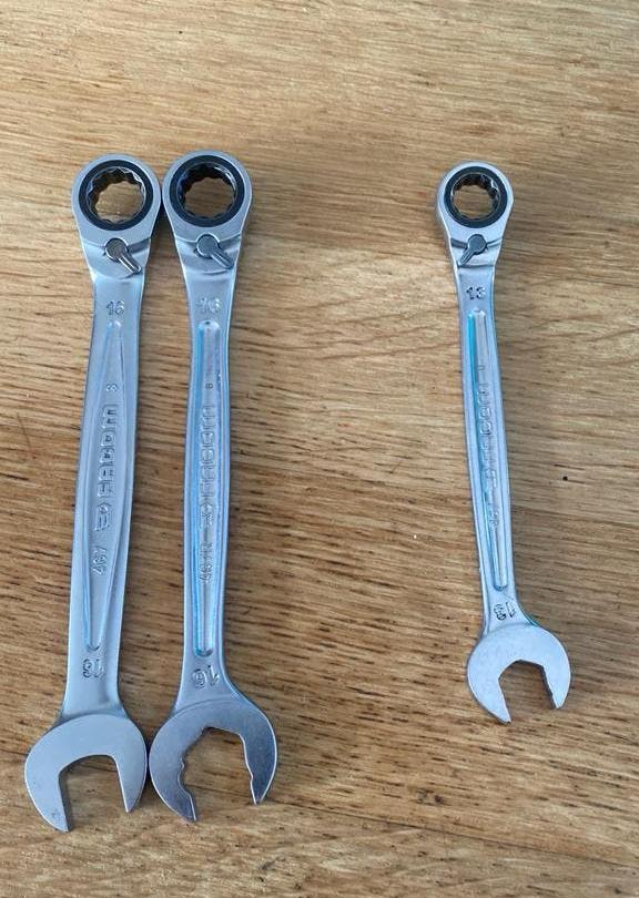 Facom steekringratelsleutels 13 en 16mm, Ophalen of Verzenden, Zo goed als nieuw