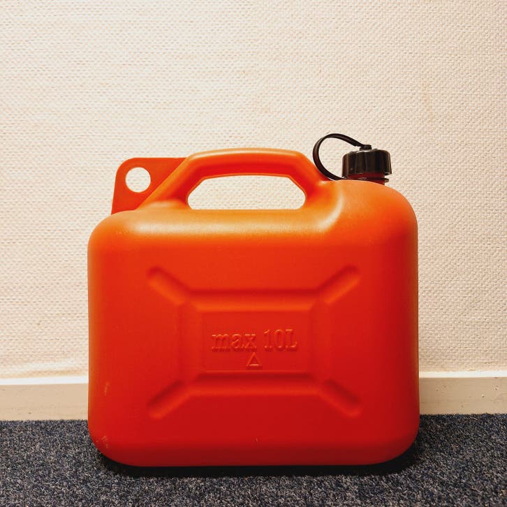 Jerrycan | 10L | Benzine | Rood