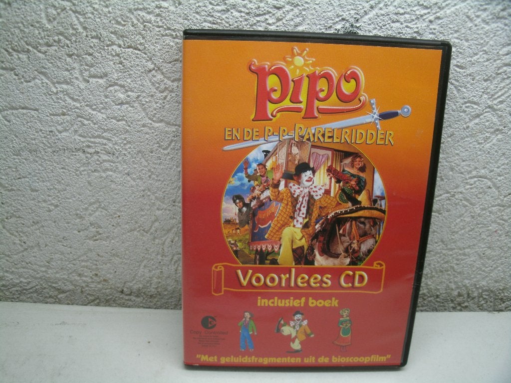 dvd 222k pipo voorlees cd  met boekje, Alle leeftijden, Ophalen of Verzenden, Zo goed als nieuw