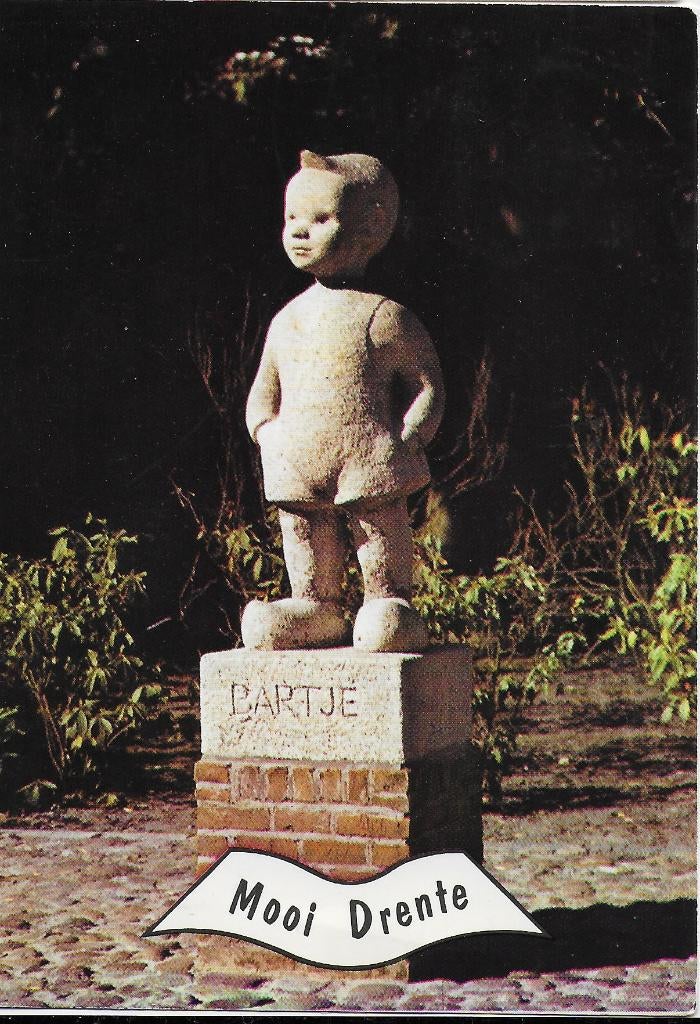 Drente Bartje gelopen ansichtkaart ( 1082 ), Ophalen of Verzenden, 1980 tot heden, Gelopen