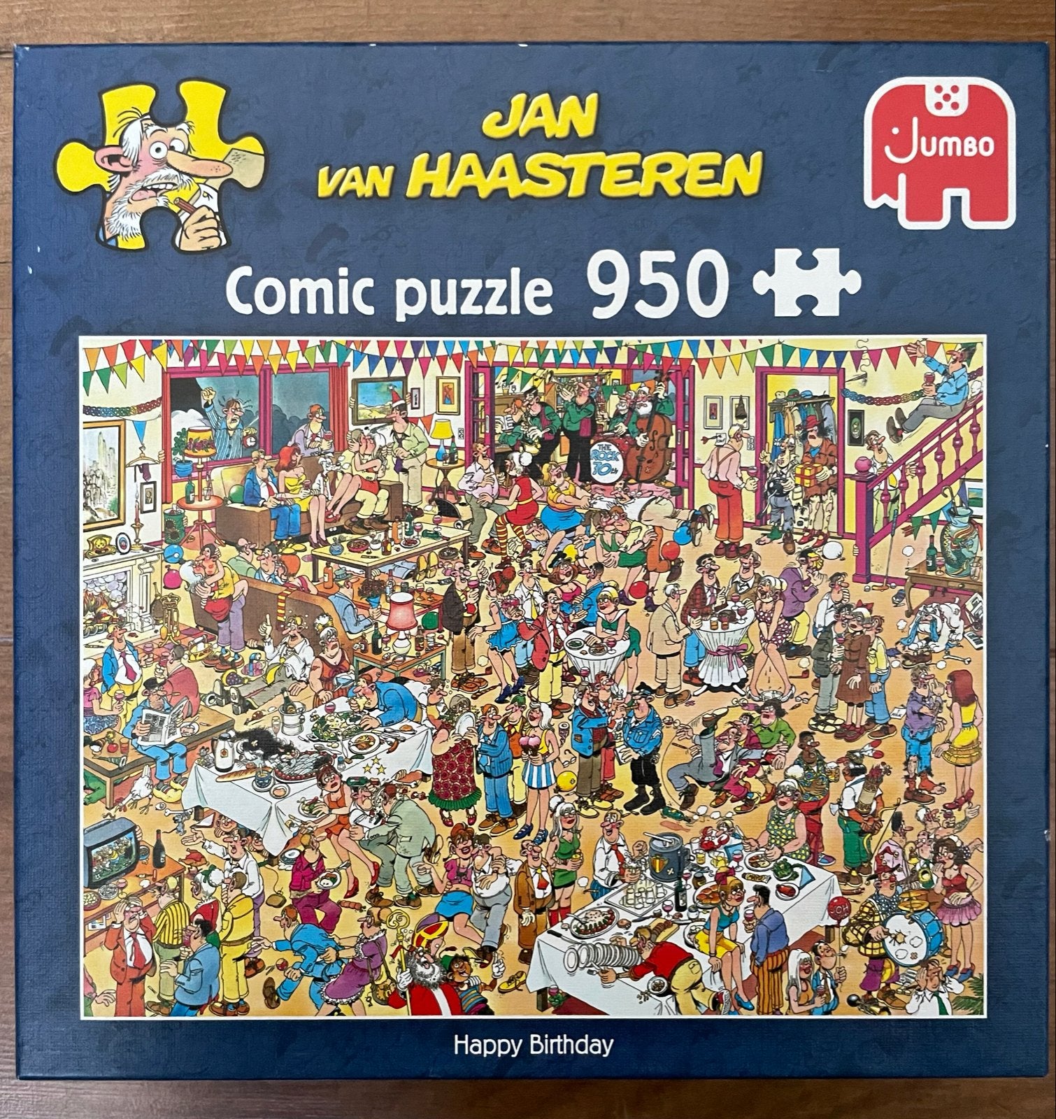 Jan van Haasteren Puzzel Happy Birthday 950 stukjes, Ophalen, 500 t/m 1500 stukjes, Gebruikt, Legpuzzel
