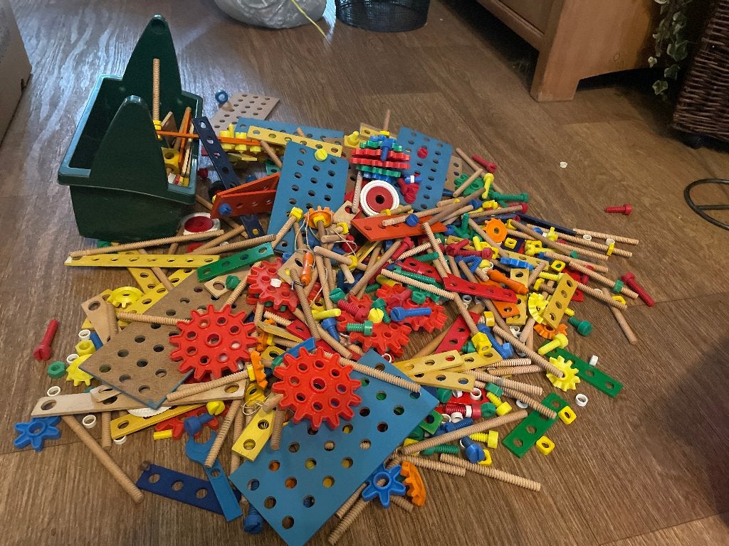 constructie speelgoed, Kinderen en Baby's, Speelgoed | Bouwstenen, Ophalen of Verzenden, Zo goed als nieuw