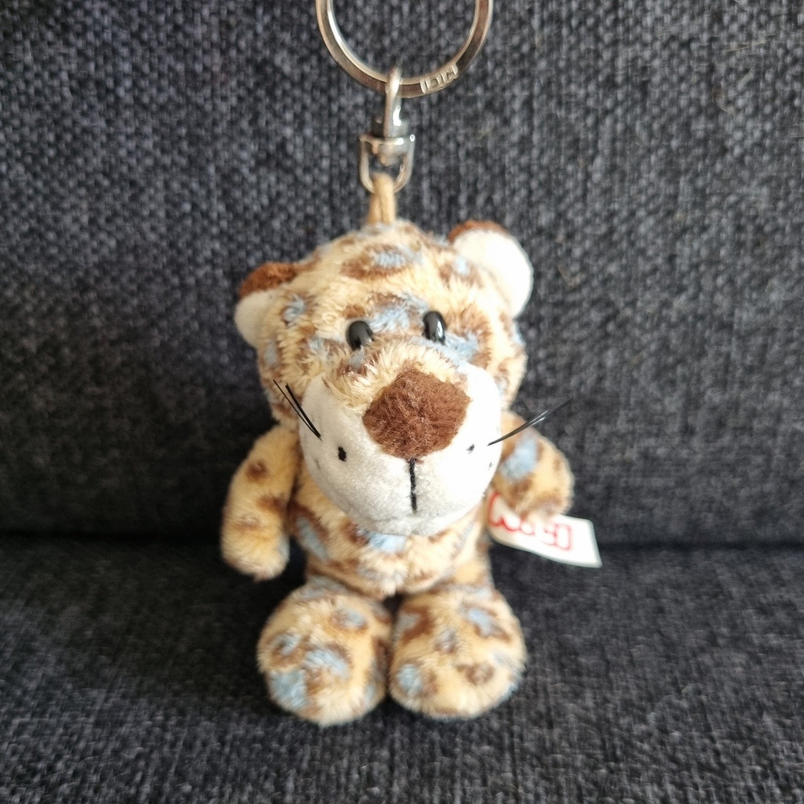 Nici luipaard leopard sleutelhanger pluche bean bag, Ophalen of Verzenden