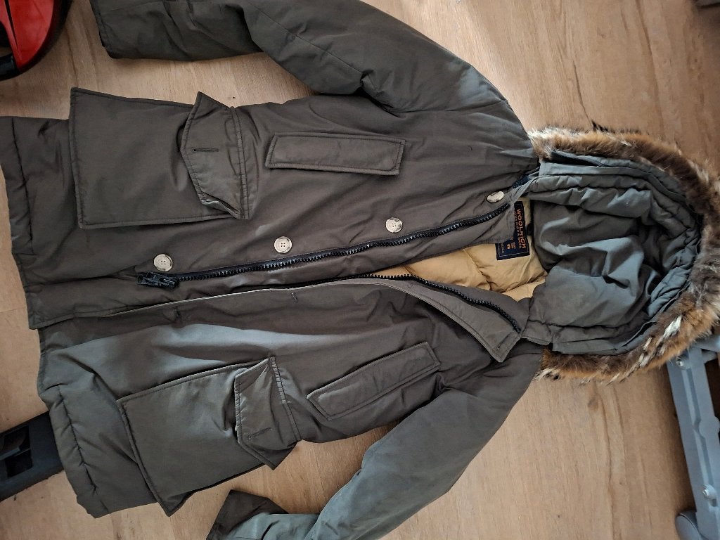 Winterjas, Kleding | Heren, Ophalen, Groen, Maat 46 (S) of kleiner, Gedragen