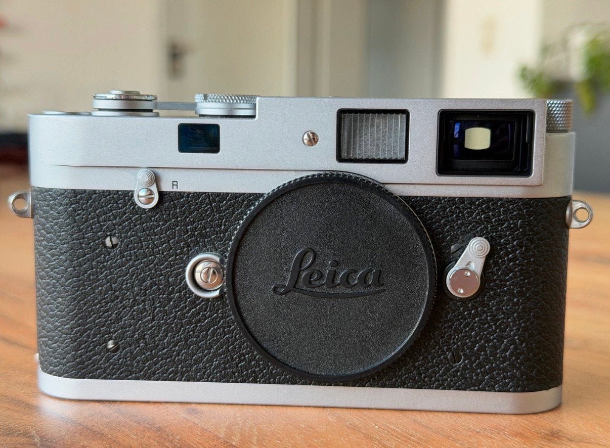 Nieuwstaat Leica M-A 10371 Typ 127 Silver Chrome MA Camera, Audio, Tv en Foto, Fotocamera's Analoog, Ophalen of Verzenden, Zo goed als nieuw