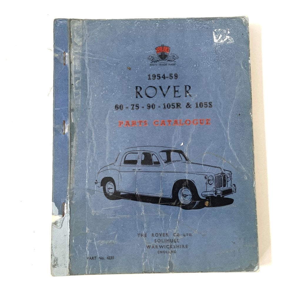 Rover P4 parts catalogue 1954-1959, Verzenden, Gelezen, Overige merken