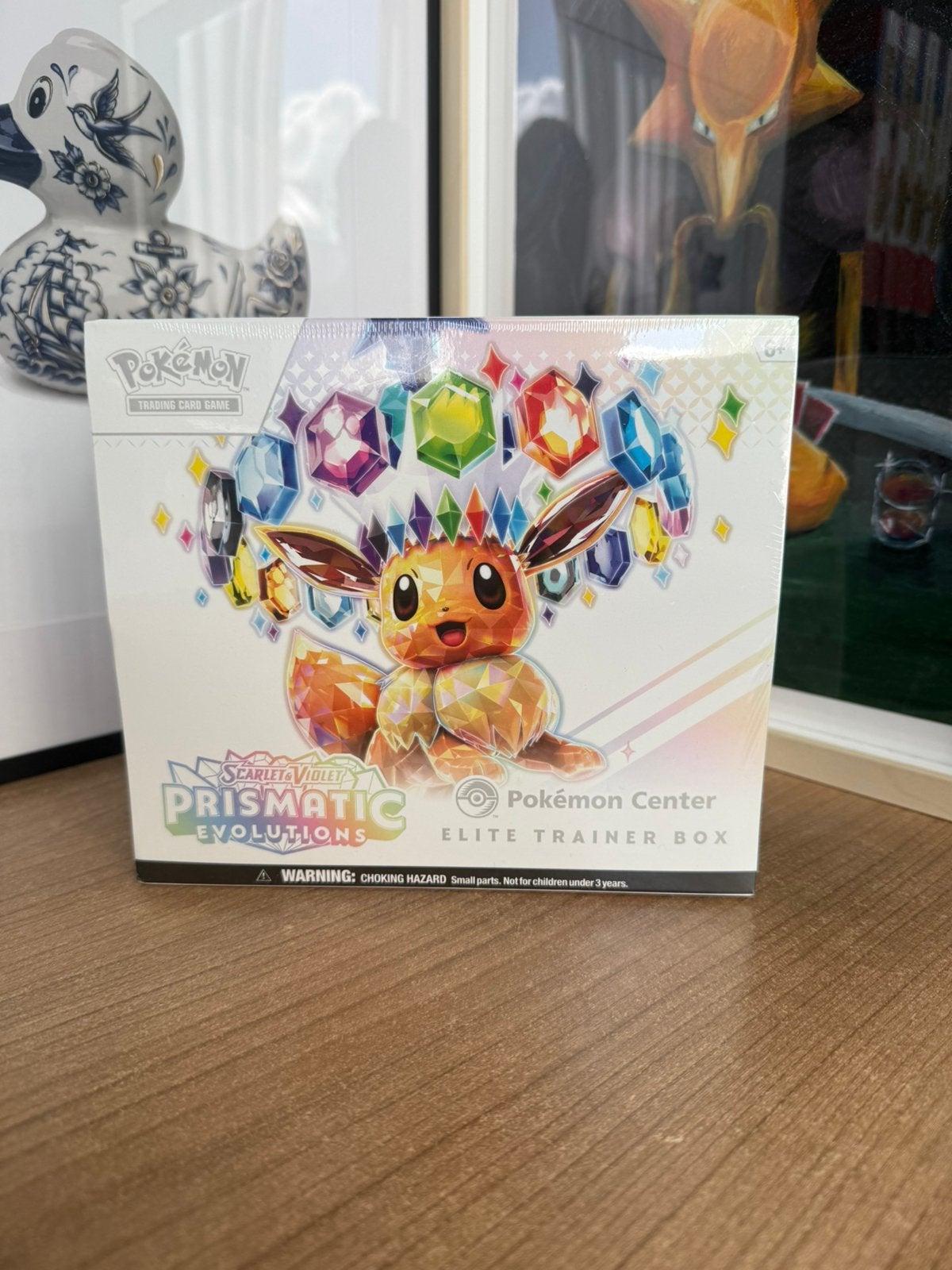 Prismatic Evolutions Pokémon Center Elite Trainer Box, Ophalen of Verzenden, Zo goed als nieuw, Boosterbox