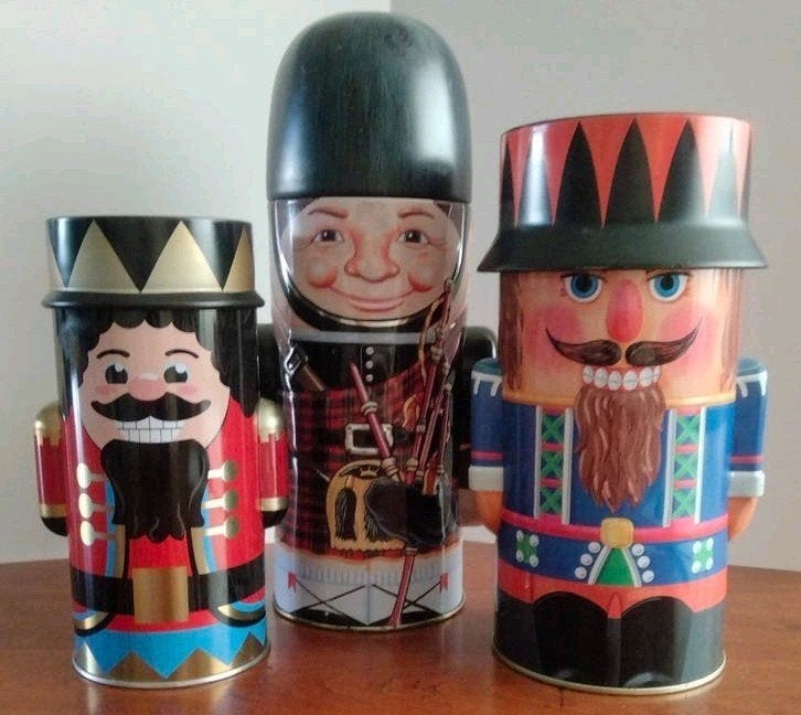 Set van 3 Notenkraker Kerst Blikken - Decoratief en Function, Verzamelen, Ophalen of Verzenden, Gebruikt, Overige